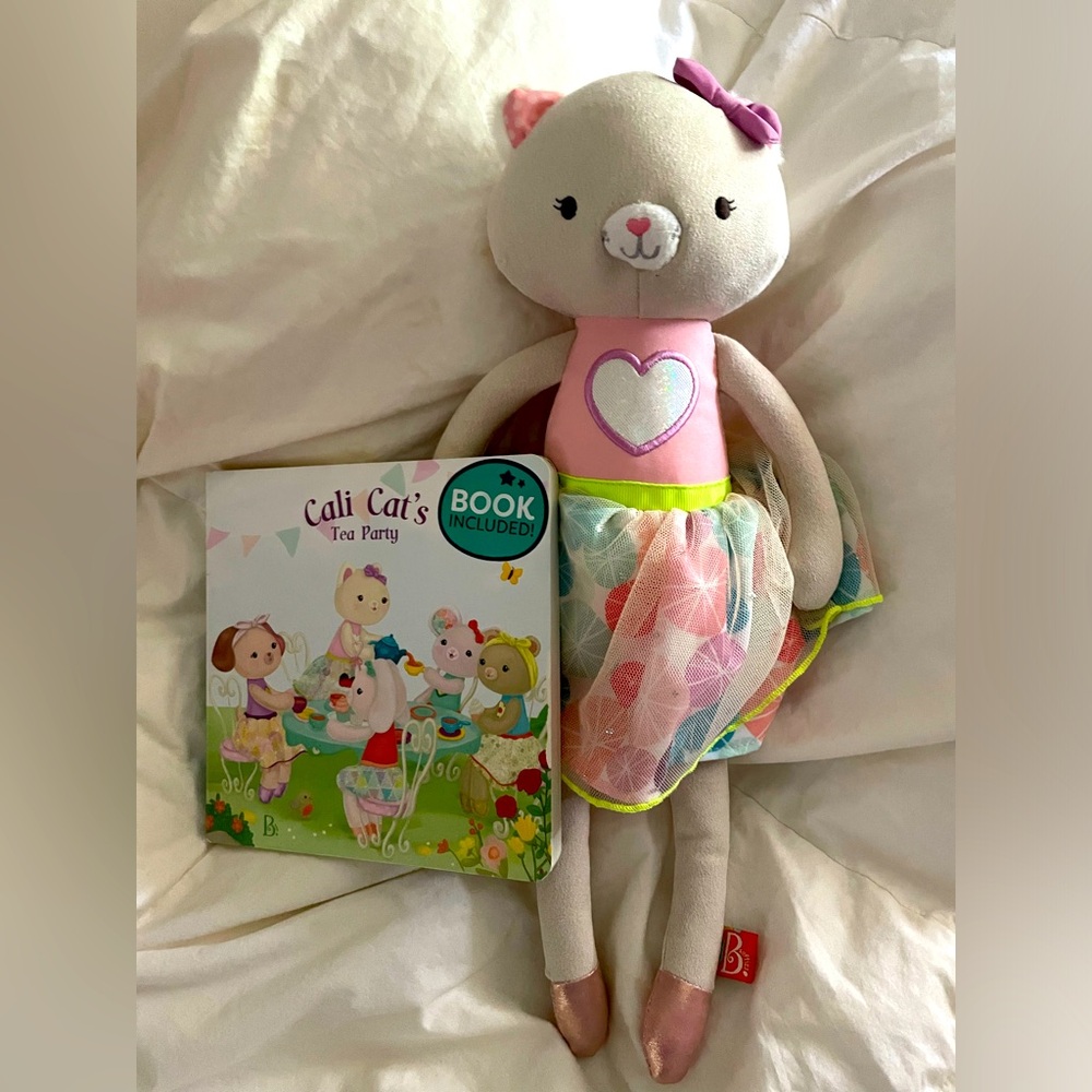 Callie cat & tea party book set